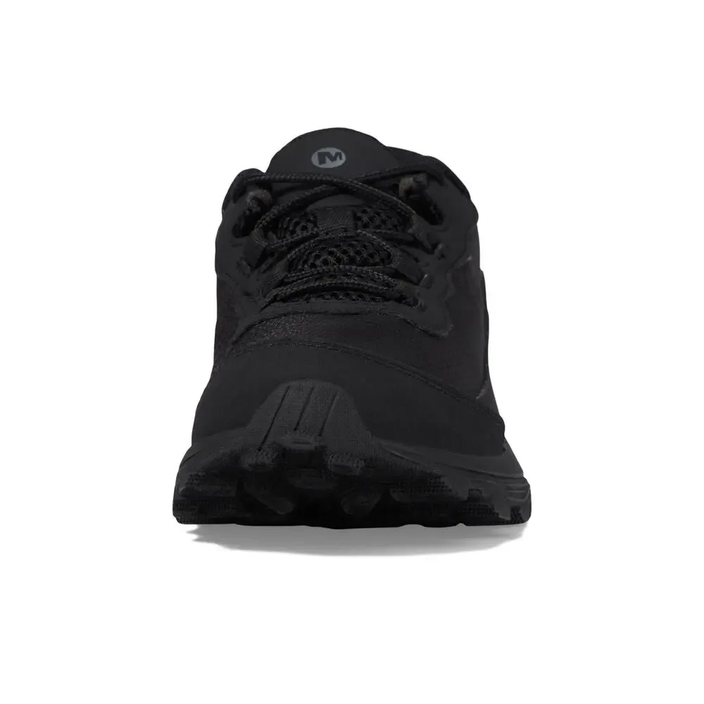 MERRELL UNISEX KID'S MOAB SPEED LOW WTRPF HIKING SHOE, TRIPLE BLACK, 8 US